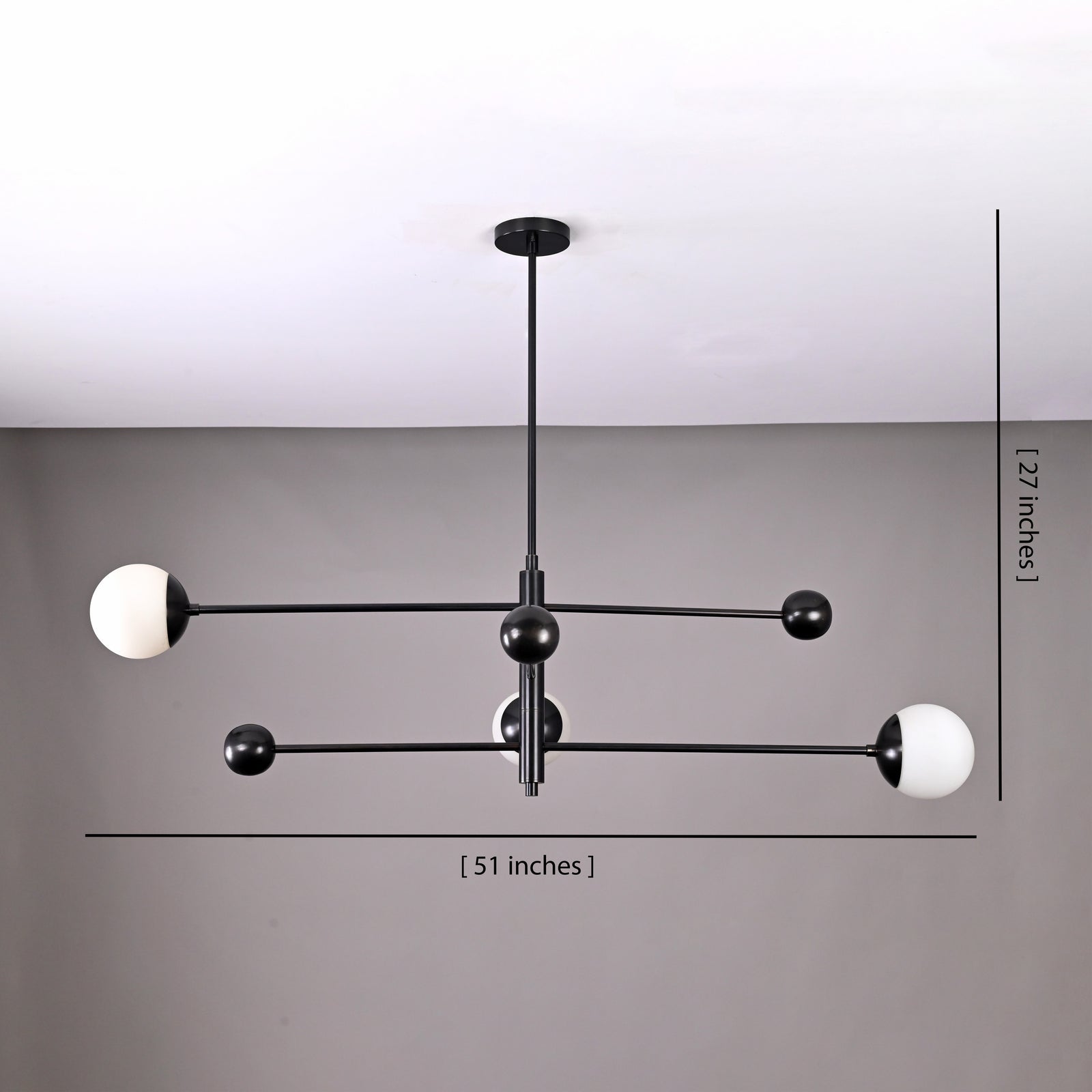 Size guide for Prague Halo - Brass Chandelier - 3 Lights - 32476