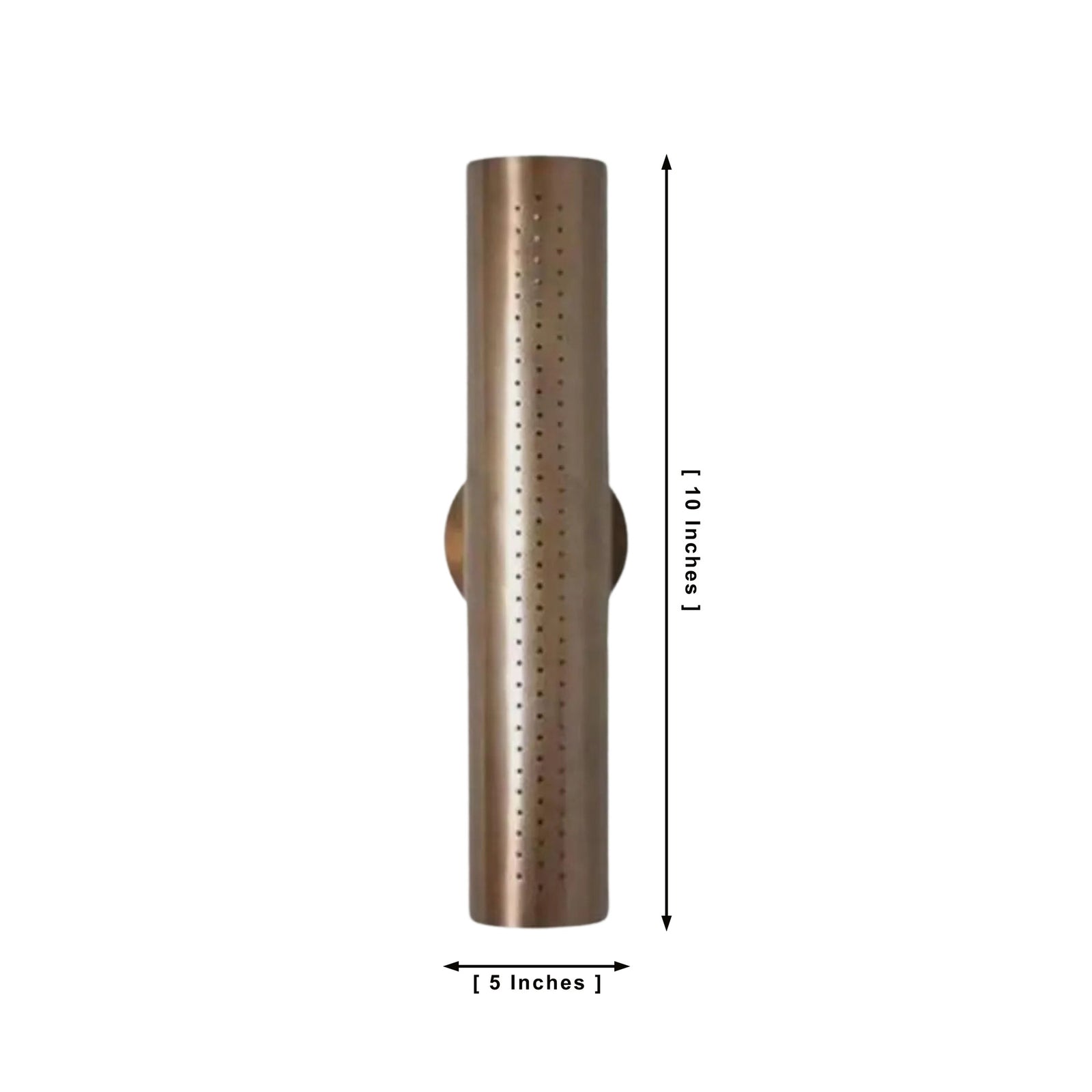 Size guide for Milan Double Cone Wall Sconce – 1 Light – 10.25 Inch – Model 32800