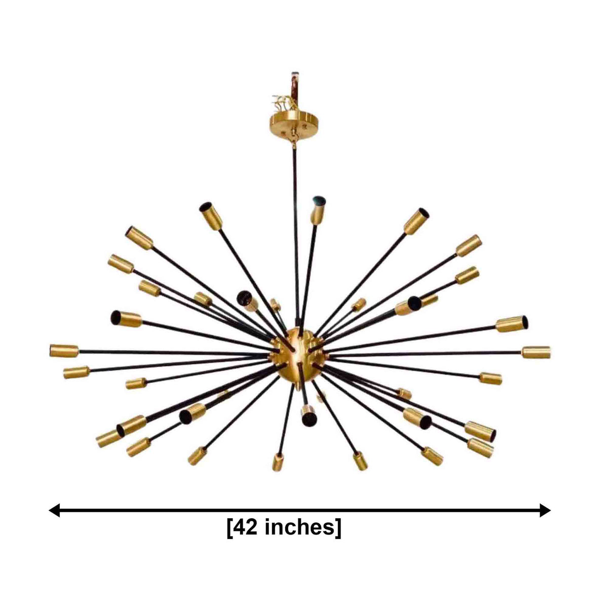 Size guide for Versailles 36-Light Sputnik Chandelier – 42 Inch – Model 62133