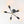 Modern 6-Light Black Sputnik Chandelier – Matte Finish Ceiling Fixture with Globe Bulbs - 32178