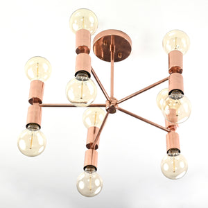 5 Arms Brass Sputnik Chandelier 17