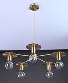 5 Arms Brass Pendant Light 25