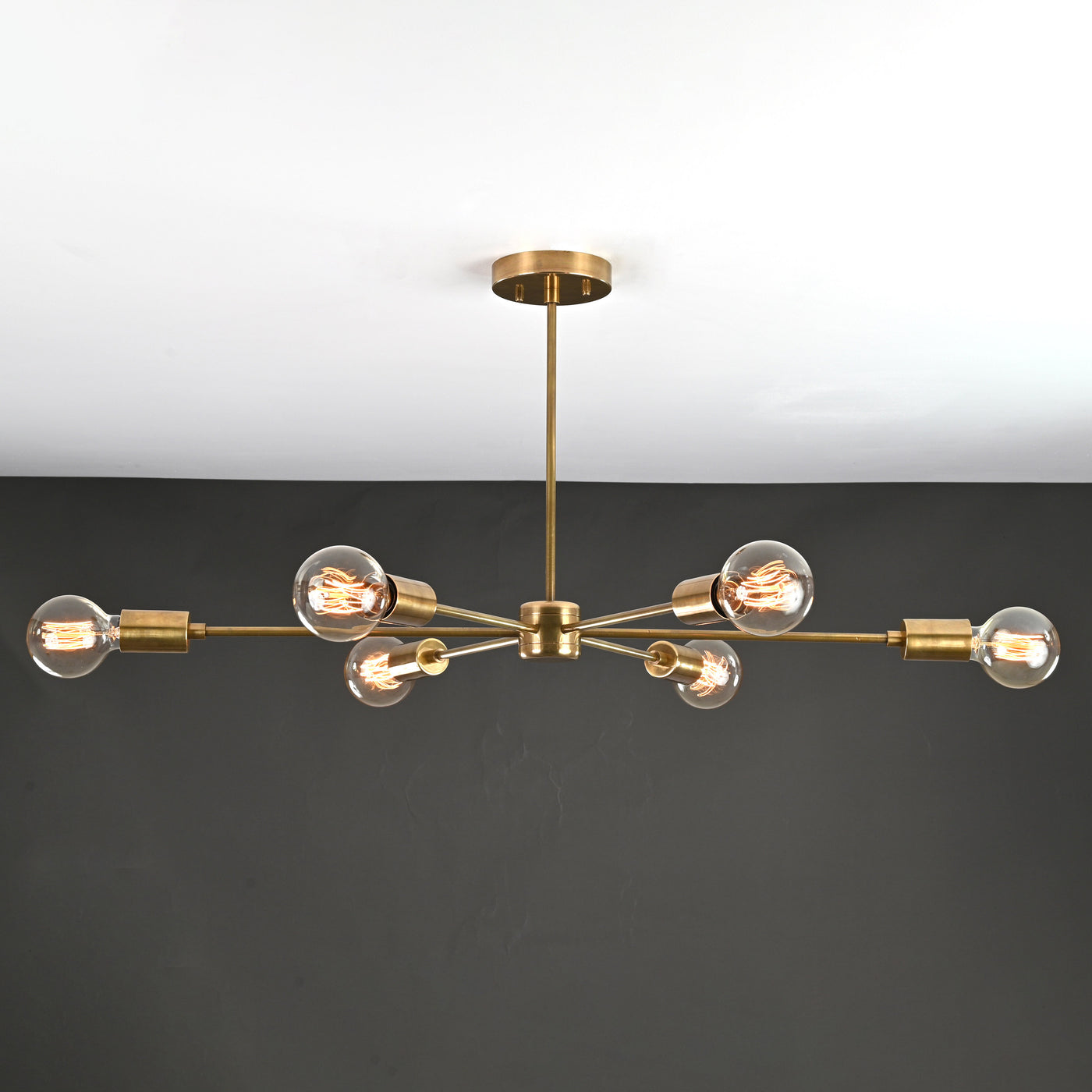 Tokyo Vector - Brass Chandelier - 6 Lights - 32191