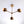 Modern 3-Light Brass Globe Chandelier – Artistic Ceiling Fixture with Sculptural Bowl Shades - 32194