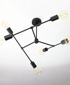 6 Arms Brass Ceiling Light 20