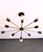 10 Arms Brass Sputnik Chandelier 30