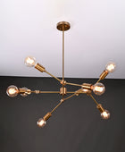 8 Arms Brass Sputnik Chandelier 27