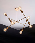 8 Arms Brass Sputnik Chandelier 25