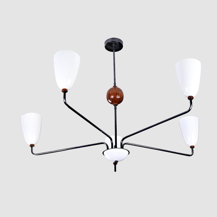 Monaco Apex  -  Uplifting Pendant Chandelier - 5 Lights - 32216