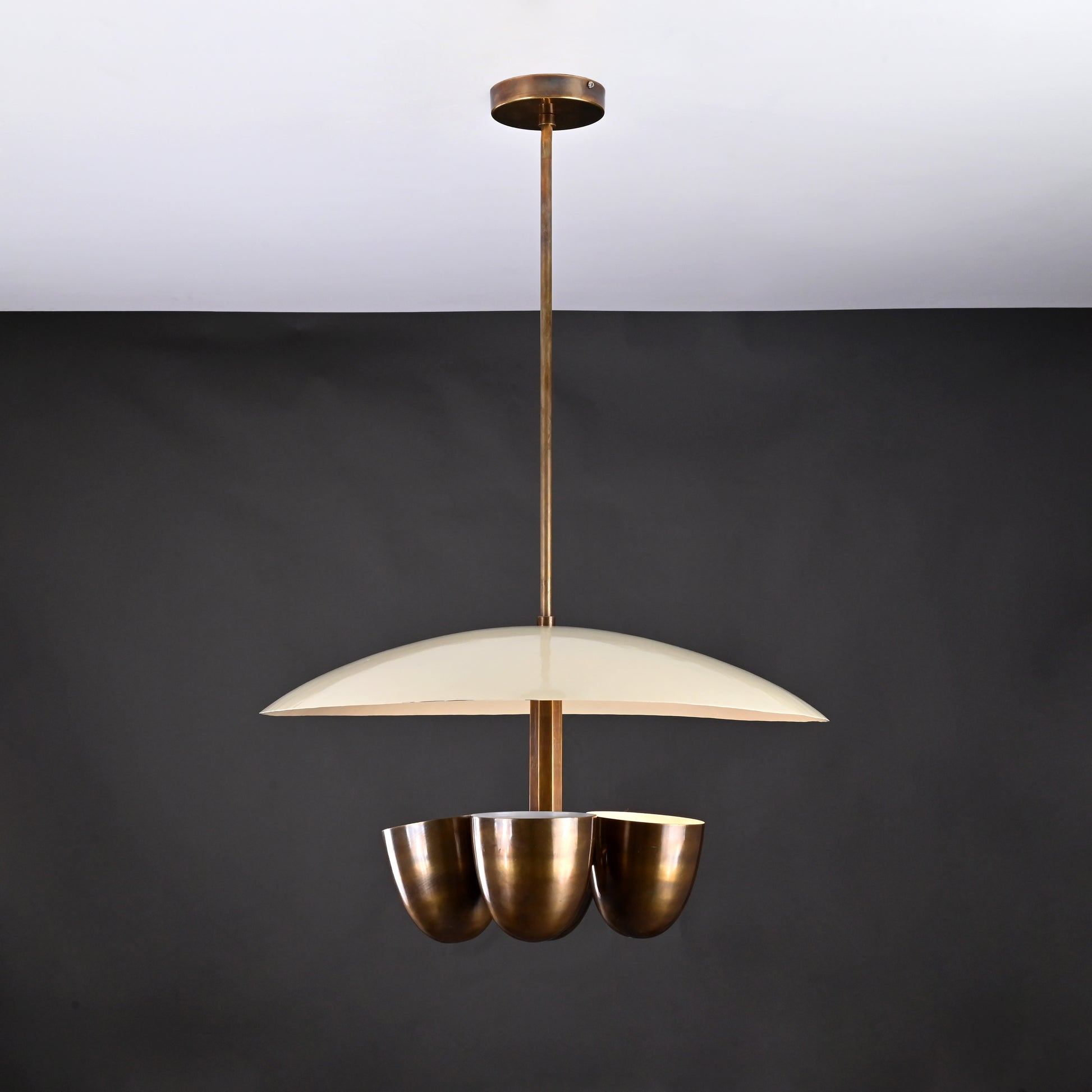 Brass Pendant Ceiling Light 24" Diameter - 32224