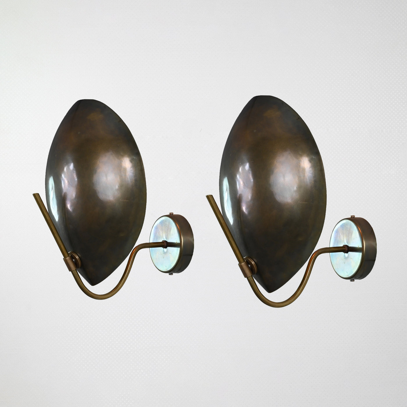 Modern Art-Inspired Wall Sconce with Sculptural Dome Shade | Customizable 13" Decorative Fixture - 32583