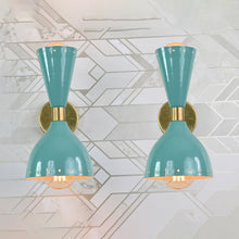 Mid-Century Diabolo Style Wall Sconce | Customizable Retro Accent Light Fixture for Modern Interiors - 32584