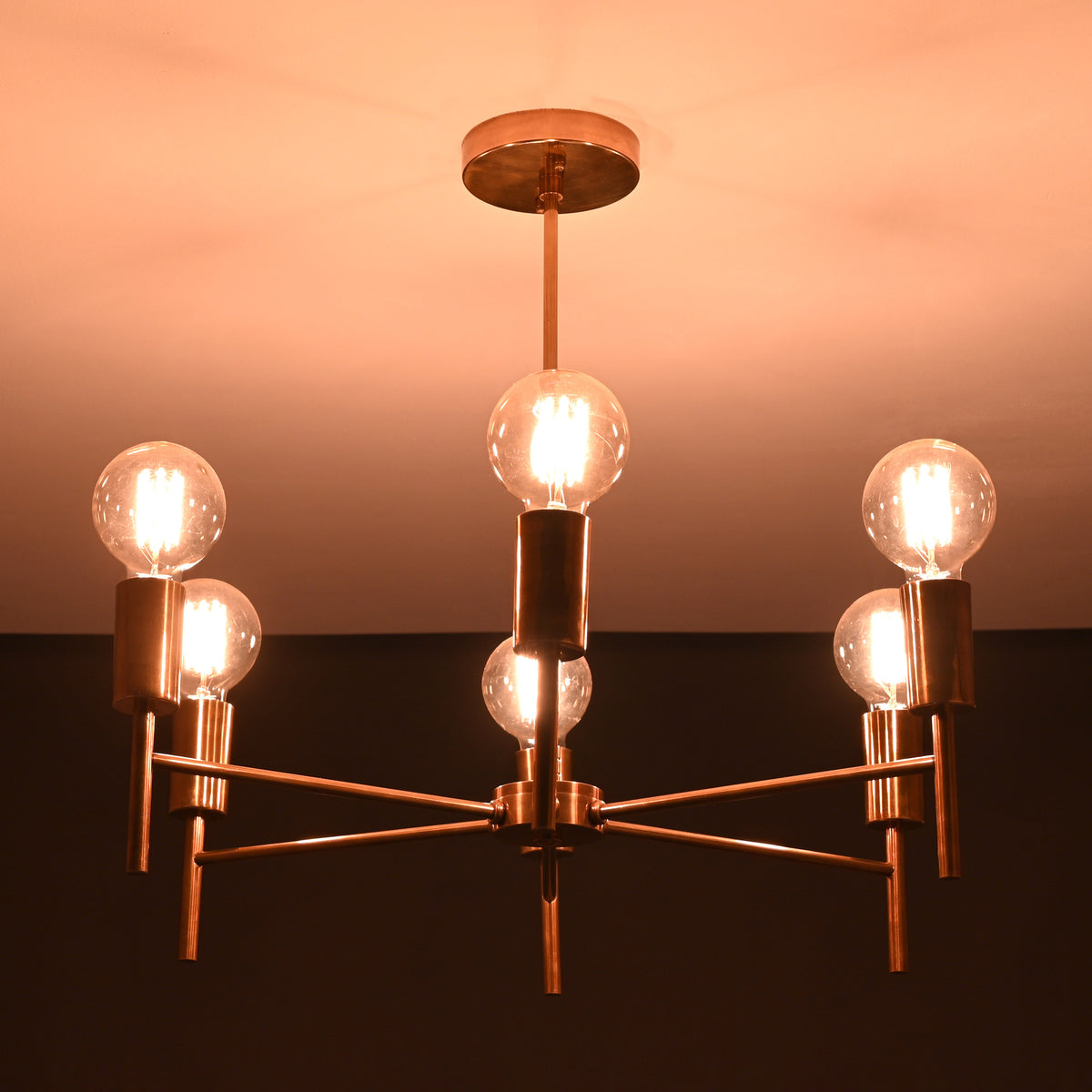 Zurich Beacon Mid-century Chandelier - 6 Lights - 32185
