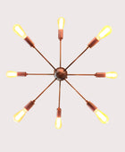 8 Arms Brass Sputnik Chandelier - 32147