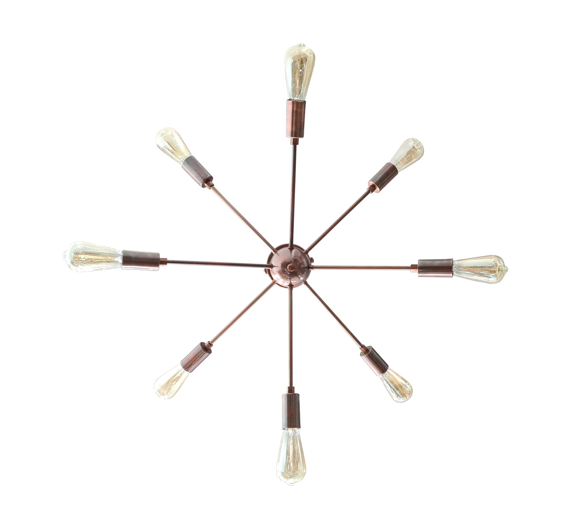 8 Arms Brass Sputnik Chandelier - 32147