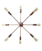 8 Arms Brass Sputnik Chandelier - 32147