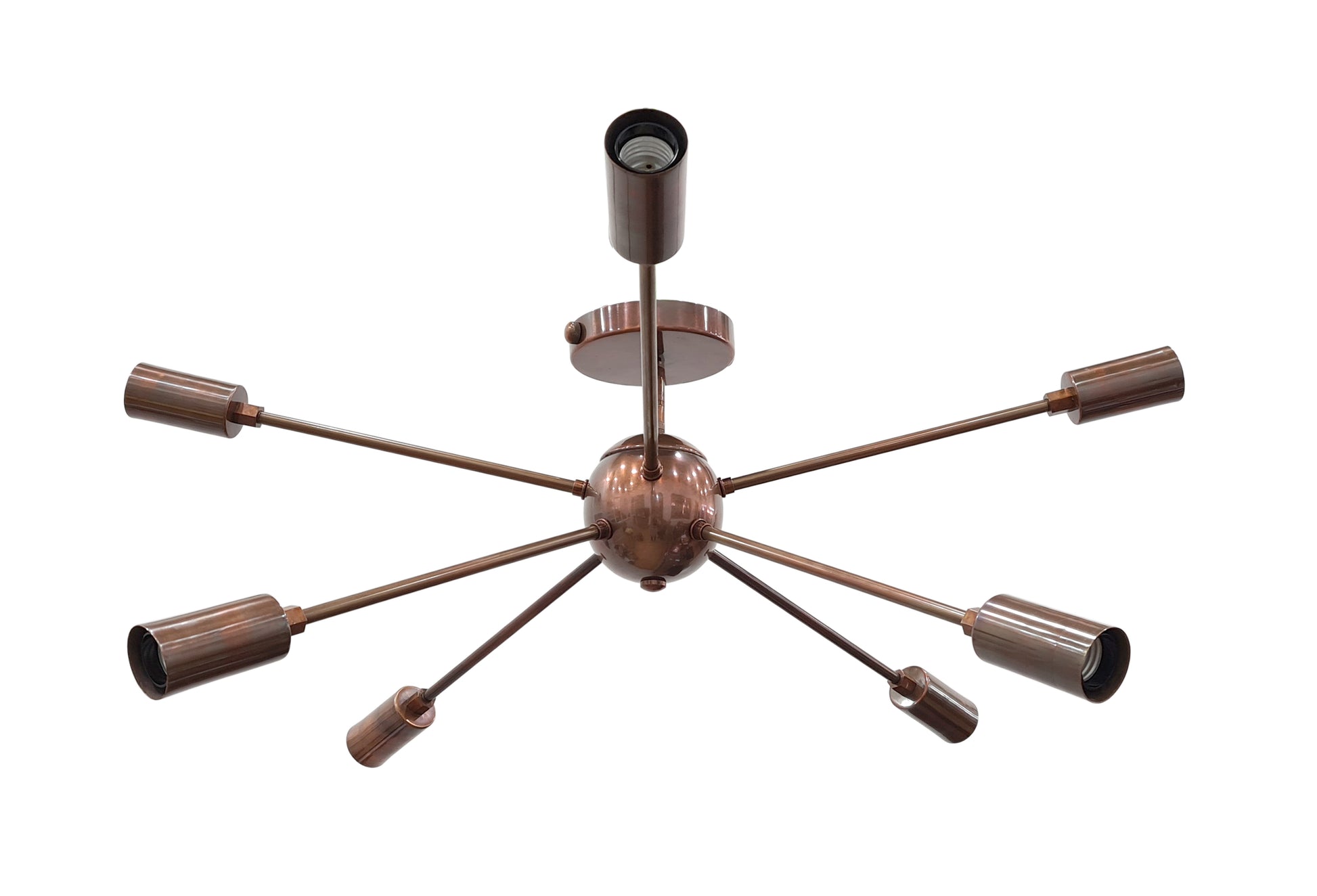 8 Arms Brass Sputnik Chandelier - 32147