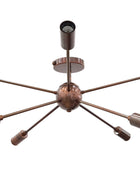 8 Arms Brass Sputnik Chandelier - 32147