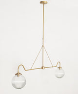 Oslo Halo - Ceiling Chandelier - 2 Lights - 62554-T2 - 55" x 6" x 25"