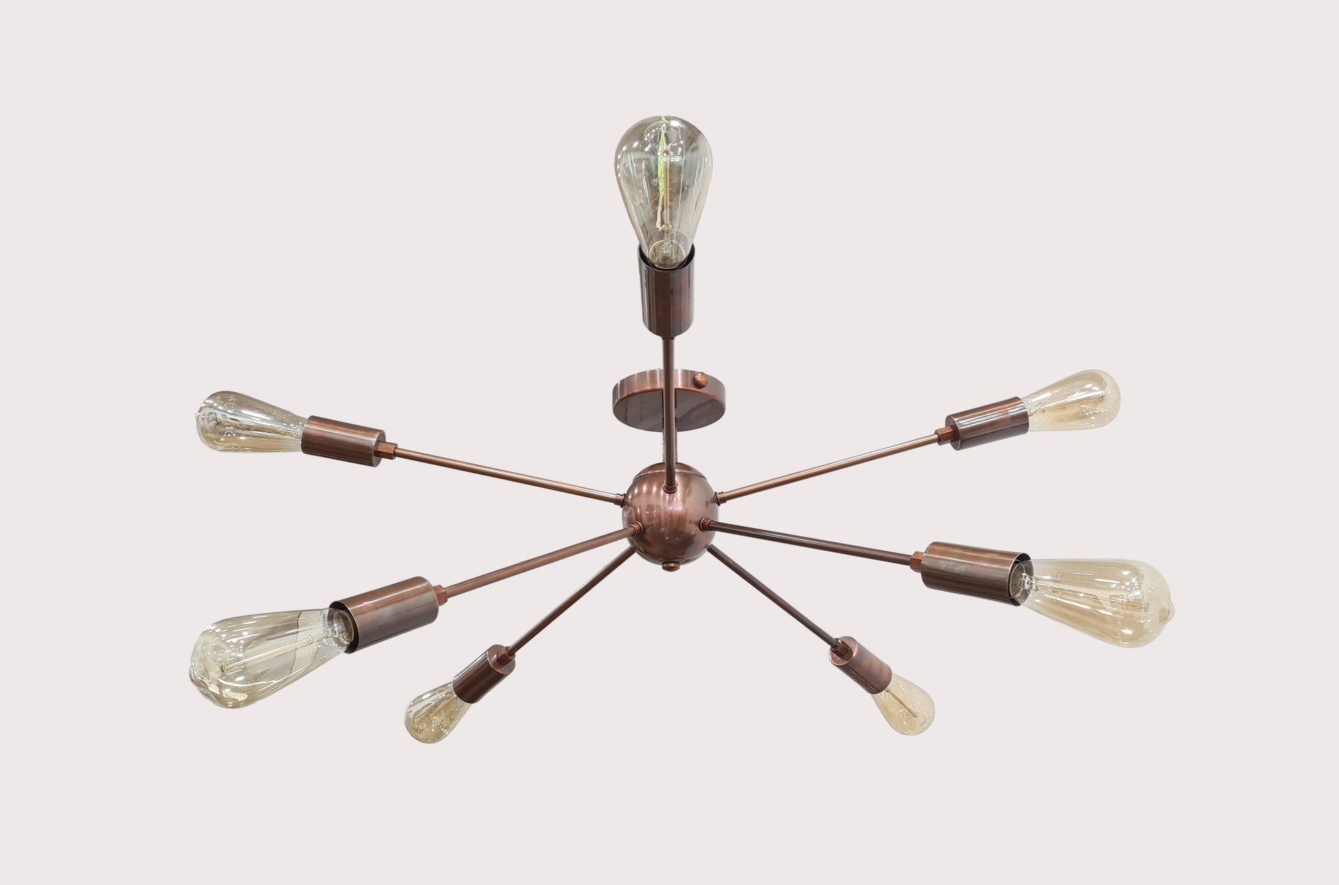 8 Arms Brass Sputnik Chandelier - 32147