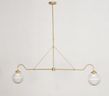 Oslo Halo - Ceiling Chandelier - 2 Lights - 62554-T2 - 55" x 6" x 25"