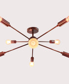 8 Arms Brass Sputnik Chandelier - 32147