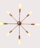 8 Arms Brass Sputnik Chandelier - 32147