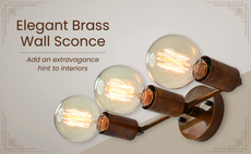 Modern Minimalist Brass Wall Sconce | Customizable Slim Profile Accent Light Fixture - 32518