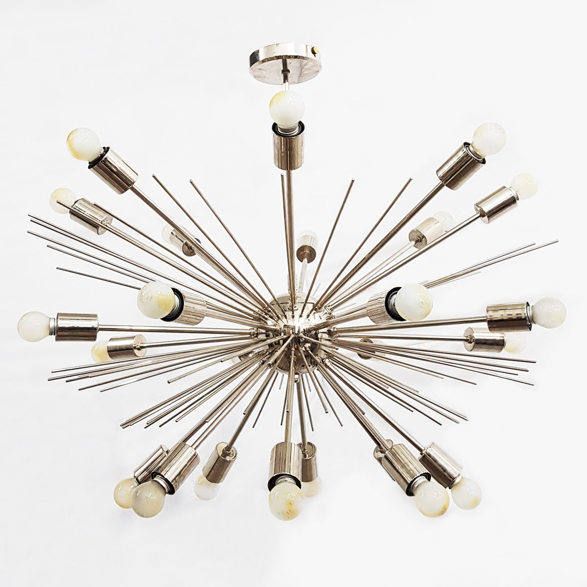 Industrial Brass Made, Brass Starburst Chandelier, Sea Urchin Chandelier Made of Brass, Large Sputnik Chandelier, 24 arms/Lights