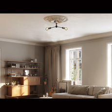 3 Arms Brass Chandelier 15
