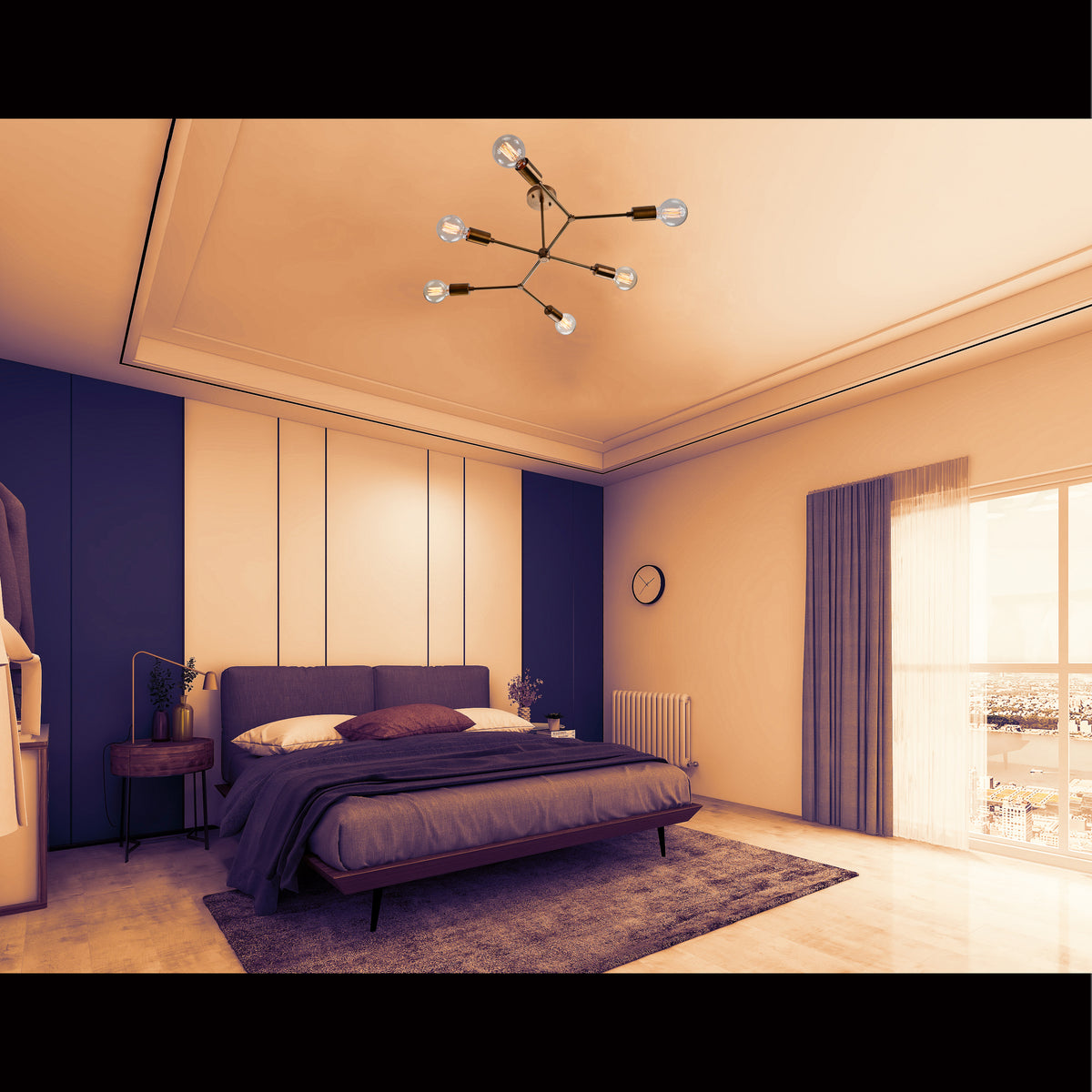 Lisbon Linea - Pendant Chandelier - 6 Lights - 32200