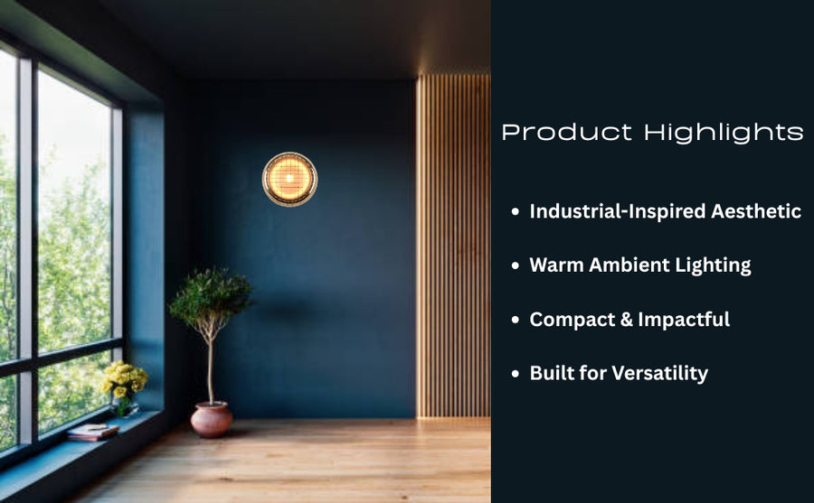 Bold Industrial Glow with a Vintage Brass Mesh Accent by Brass Leaf Studio 32624