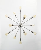 12 Arms Brass Sputnik Chandelier 28