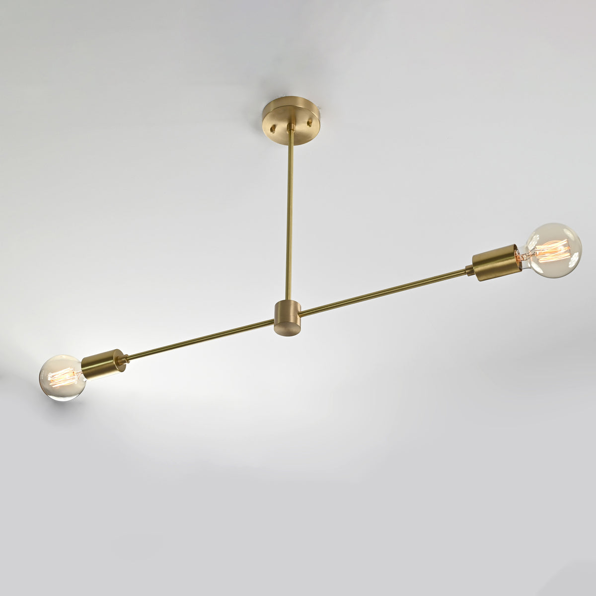 Cairo Line Mid-century Chandelier - 2 Lights - 32170