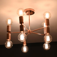 5 Arms Brass Sputnik Chandelier 17