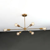 Tokyo Vector - Brass Chandelier - 6 Lights - 32191