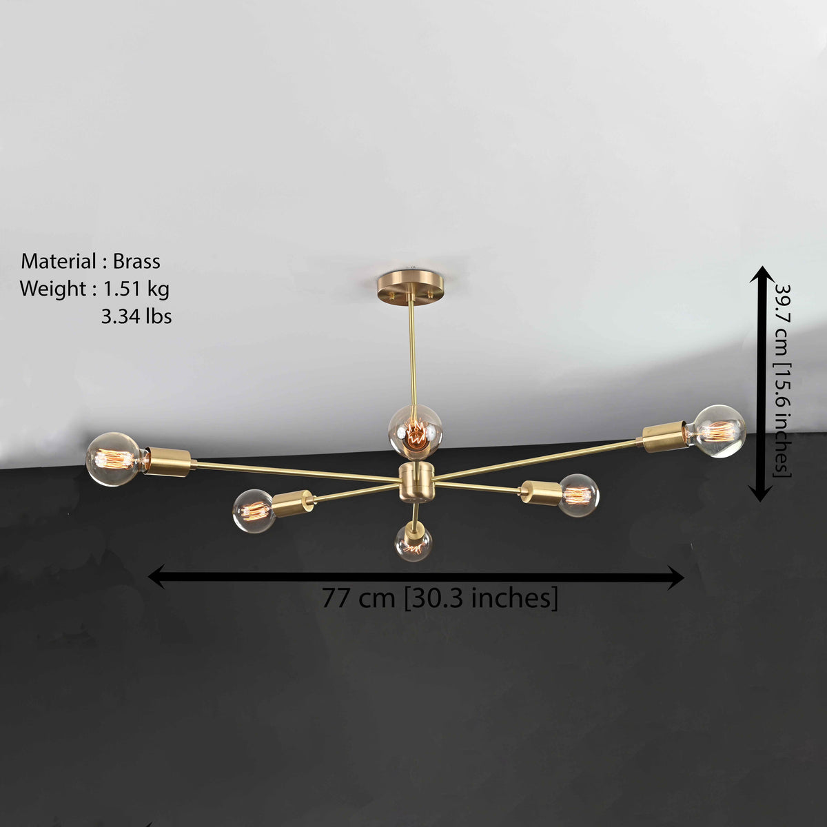 Monaco Vector - Chandelier - 6 Lights - 32193