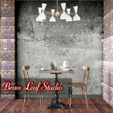 Mid-Century Modern Diabolo Style Chandelier – 6 Arms, 12 Lights | Custom Finish & Size | Dual Light Direction - 32233