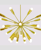 24 Arms Brass Sputnik Chandelier 31