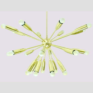 24 Arms Brass Sputnik Chandelier 31