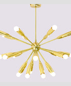 24 Arms Brass Sputnik Chandelier 31