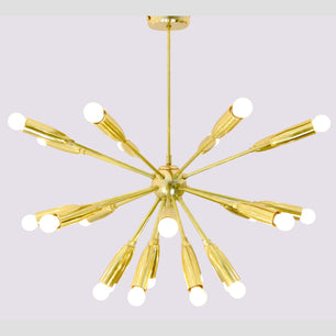 24 Arms Brass Sputnik Chandelier 31