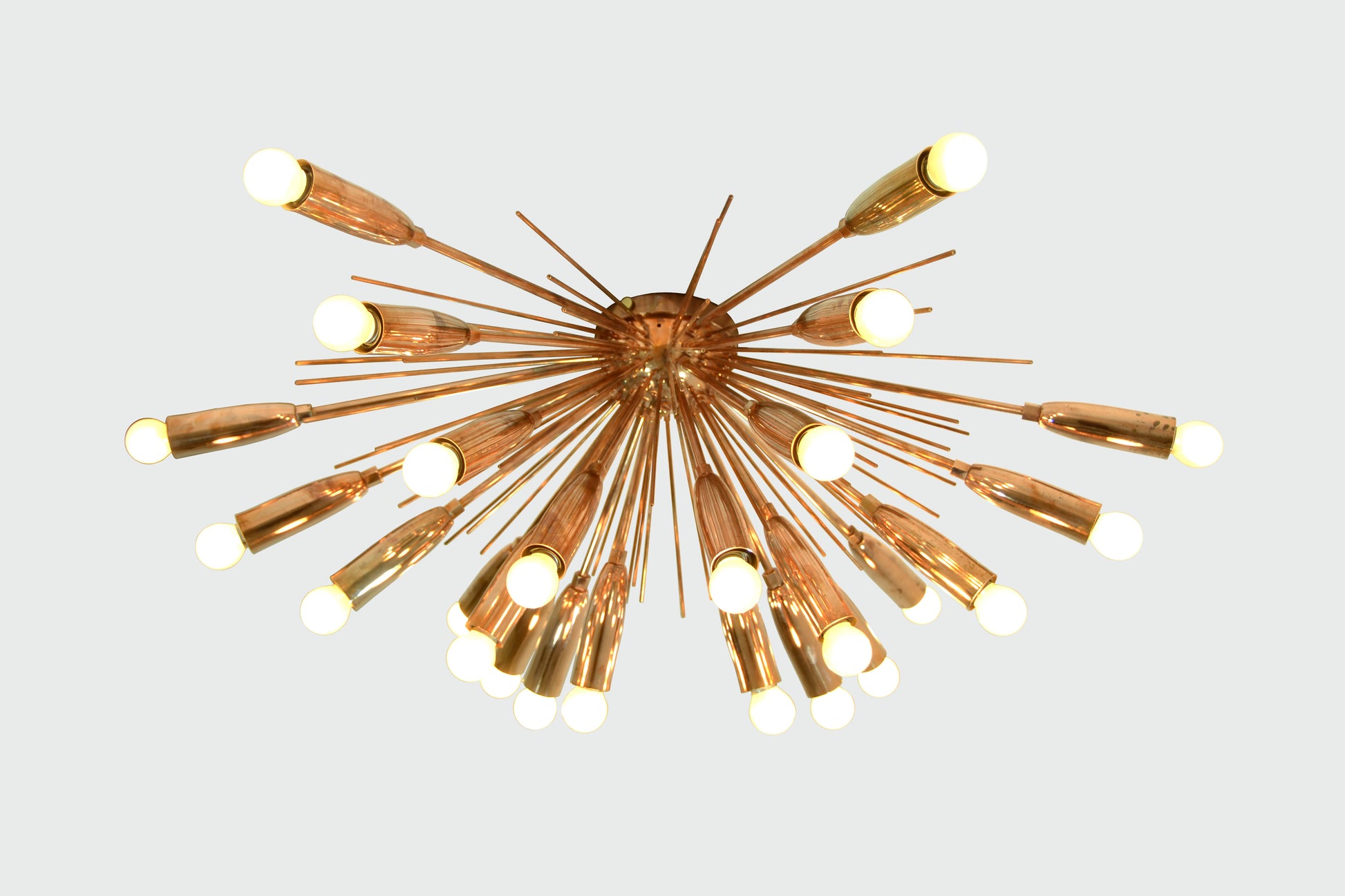 Urchin Chandelier Chrome Finish 24 Lights Sputnik Chandelier Ceiling Light Pendant Lamp Home Decor - 32119