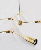 6 Arms Brass Sputnik Chandelier 40