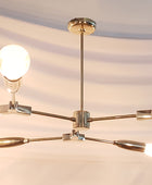 6 Arms Brass Sputnik Chandelier 40