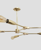 6 Arms Brass Sputnik Chandelier 40