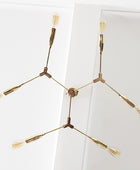 6 Arms Brass Sputnik Chandelier 40