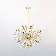 Industrial Brass Made, Brass Urchin Chandelier Lamp, Sputnik Ceiling Light, Brass Premium Modern Urchin Designer Light, Made of Brass, Decorative Light Fixture