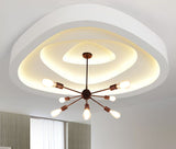 Customizable Bare Bulb Sputnik Chandelier – Industrial Mid-Century Modern Brass or Copper Pendant Light - 32129