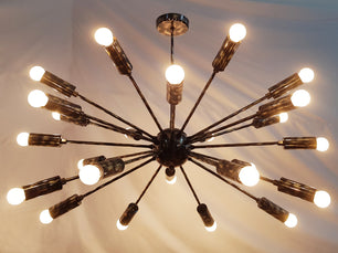 24 Arms Brass Sputnik Chandelier 37